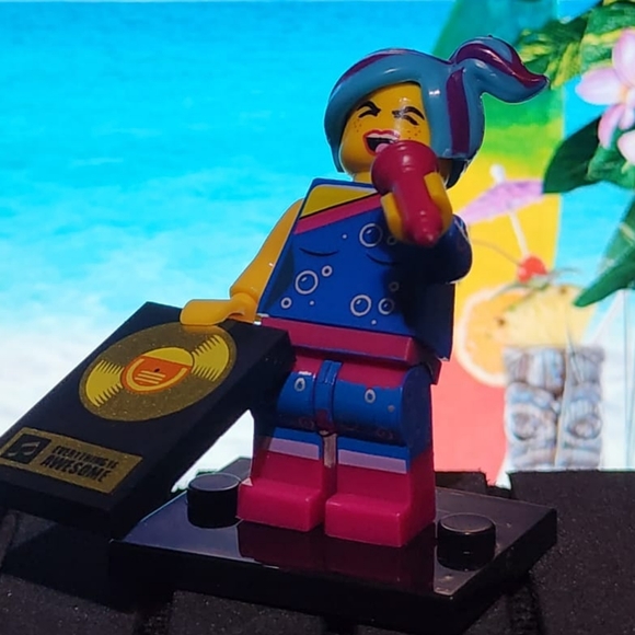 LEGO Movie Hula Hawaii Girls Rock Band custom pad printed - Picture 5 of 13